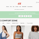 H&M, too, has a separate "comfort zone" collection.